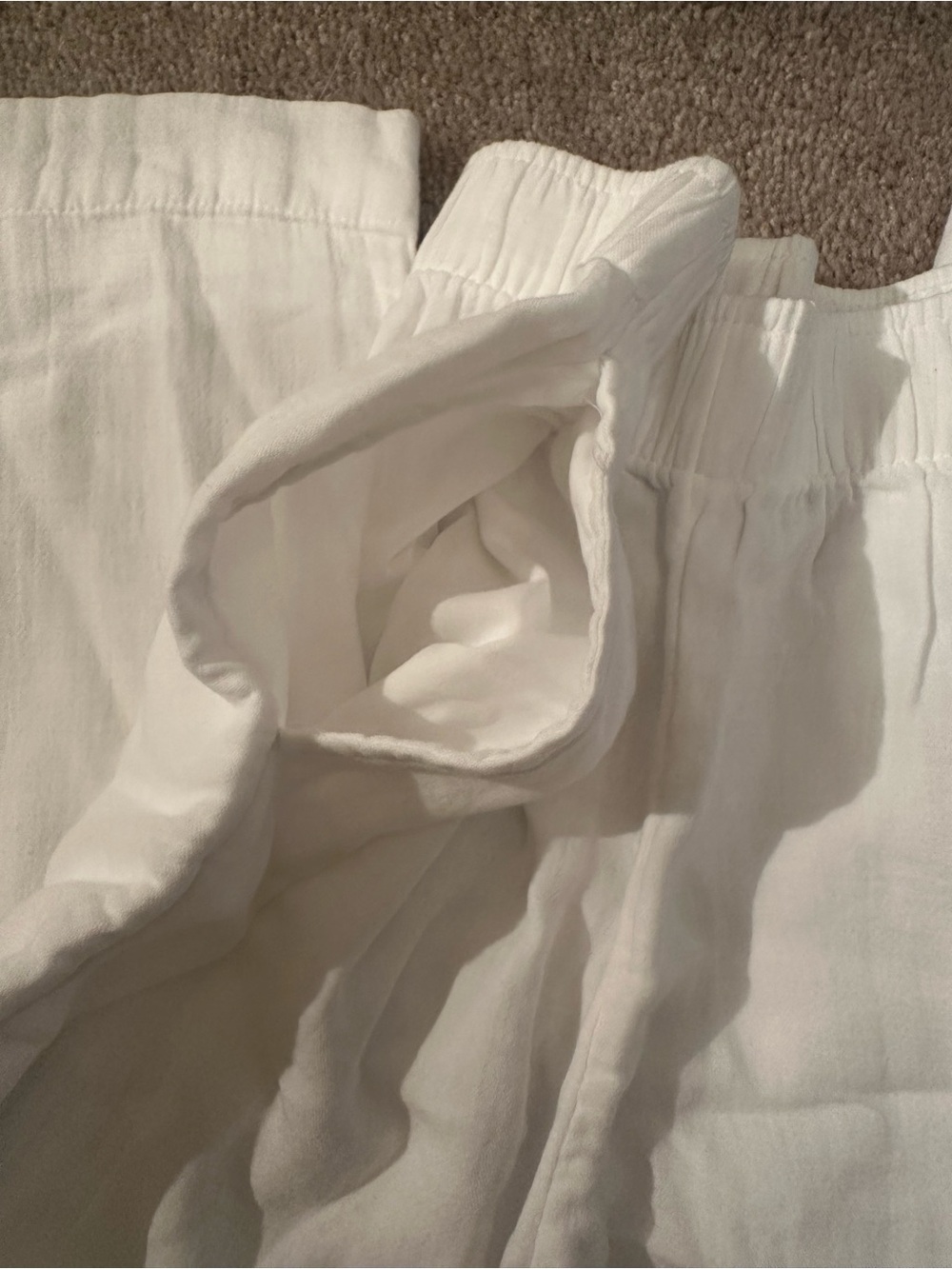 Wide Leg Linen Pants - Picture 4 of 5